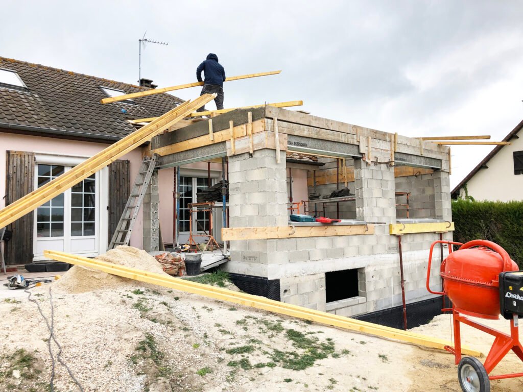 extension d'une maison en région parisienne, architecte d'intérieur paris