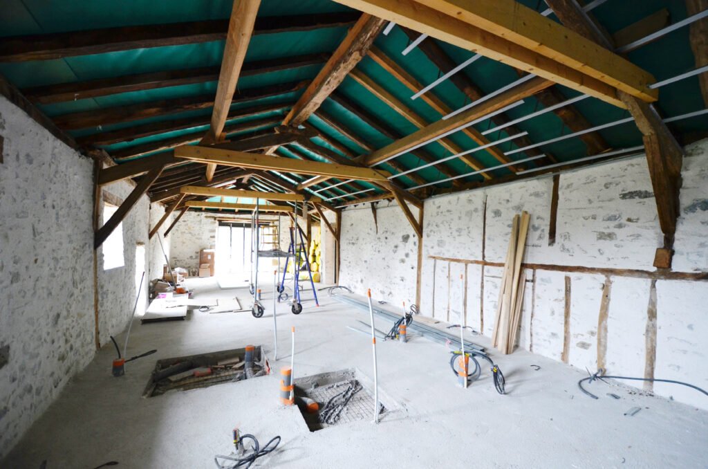 Transformation d'une grange en maison, architecte d'intérieur paris