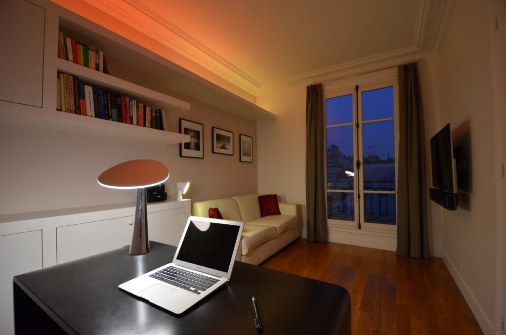 architecte d’intérieur paris bureau chambre d'amis Montmartre