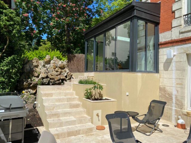 aménagement extérieur, terrasse, architecte d'intérieur paris