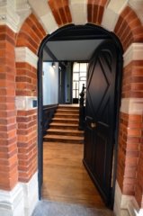 entrée maison, escalier bois, architecte d'intérieur paris