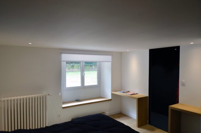 chambre en demi sous-sol, architecte d'intérieur paris