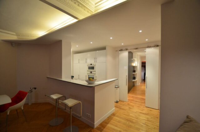entrée, cuisine, architecte d'intérieur paris